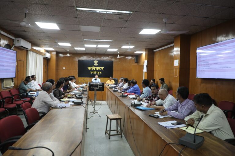 आरआई, पटवारियों को ऑन फील्ड सीमाकंन का प्रशिक्षण देंगे-कलेक्टर कलेक्टर की अध्यक्षता में राजस्व अधिकारियों की बैठक आयोजित