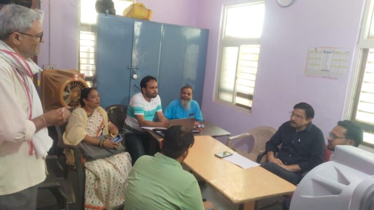 मलेरिया नियंत्रण के अंतर्गत सामुदायिक स्वास्थ्य केंद्र विजयपुर पर एक खंड स्तरीय अंतरविभागीय कार्यशाला का आयोजन