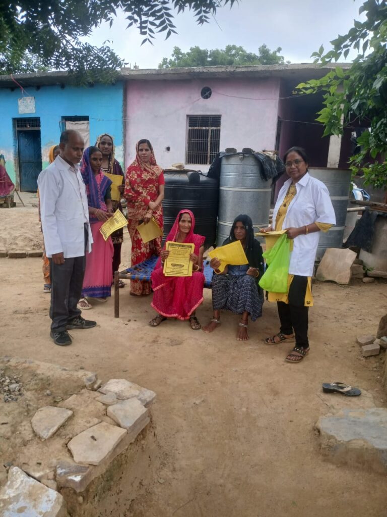 वृद्धावस्था स्वास्थ्य शिविरो का आयोजन आज प्रचार-प्रसार कर दी गई जानकारी