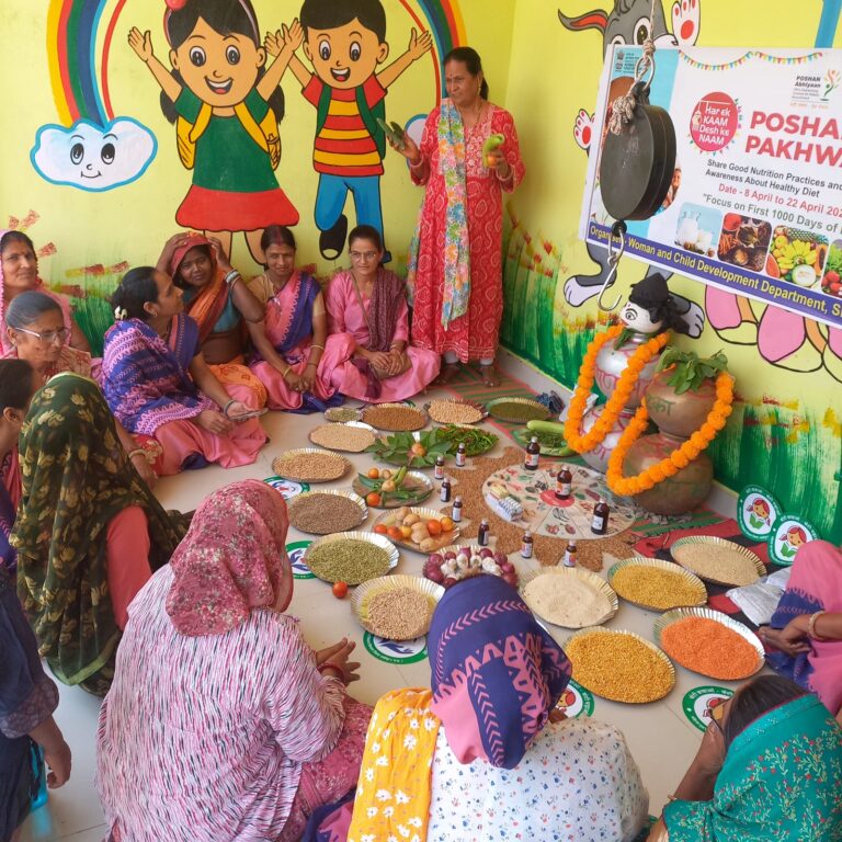 पोषण पखवाड़ा: श्योपुर के आंगनबाड़ी केंद्रों पर जागरूकता की पहल शुरू