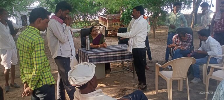 सुबकरा में 60 बीघा शासकीय भूमि से अतिक्रमण हटाया गया