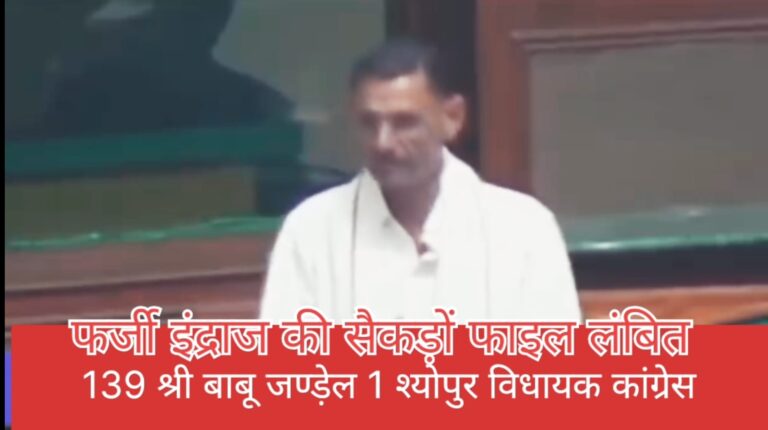 “विधायक बाबू जंडेल का आरोप – मंत्री ने विधानसभा में बोला झूठ, 15 साल का पूछा था सवाल, सरकार ने सिर्फ 5 साल का दिया जवाब”