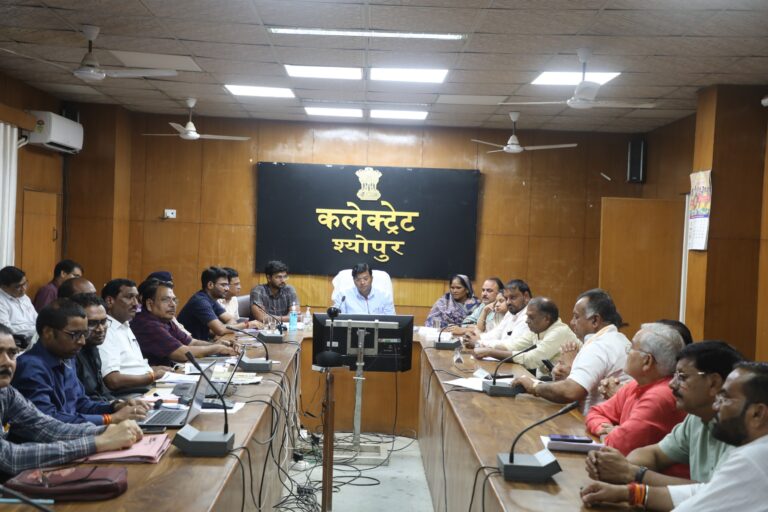 बड़ौदा में जलभराव और बाढ़ से स्थायी राहत हेतु ठोस कार्ययोजना बने –  नरेन्द्र सिंह तोमर