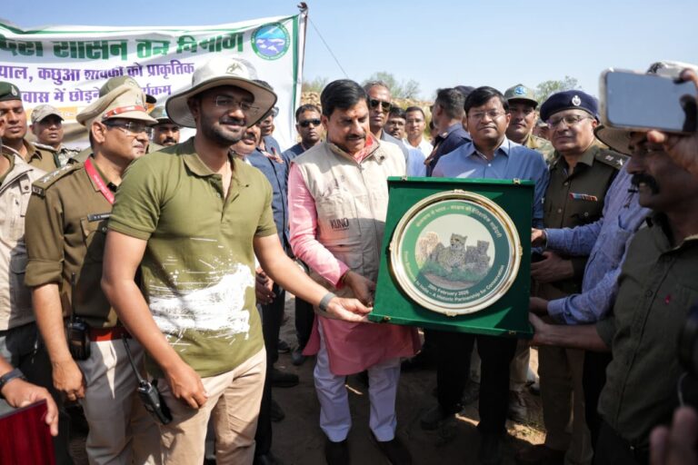 कूनो नदी में मुख्यमंत्री ने छोड़े घड़ियाल–कछुए, जैव विविधता संरक्षण को नई मजबूती