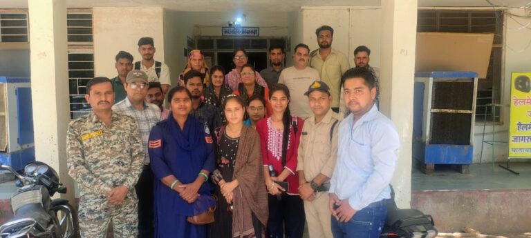 महिला पुलिस थाने में छात्रों की पाठशाला: सुरक्षा, कानून और साइबर जागरूकता का मिला सीधा प्रशिक्षण